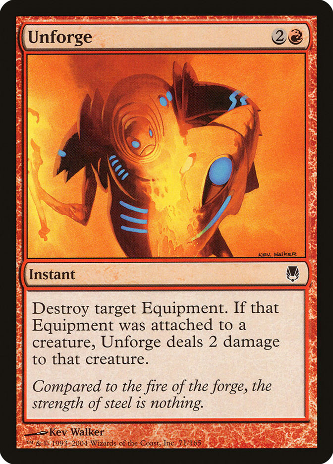 Unforge [Darksteel] [Foil]