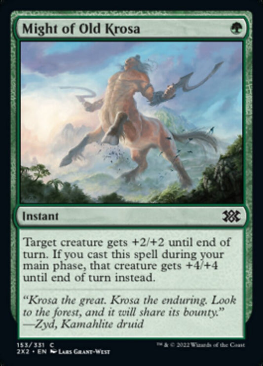 Might of Old Krosa [Double Masters 2022] [Foil]
