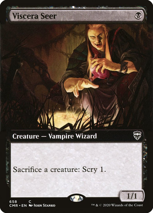 Viscera Seer (Extended Art) [Commander Legends] [Foil]