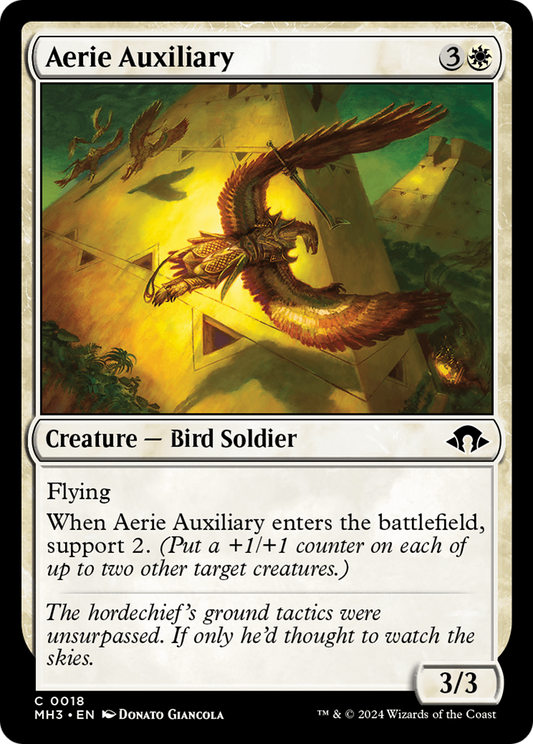 Aerie Auxiliary [Modern Horizons 3] [Foil]