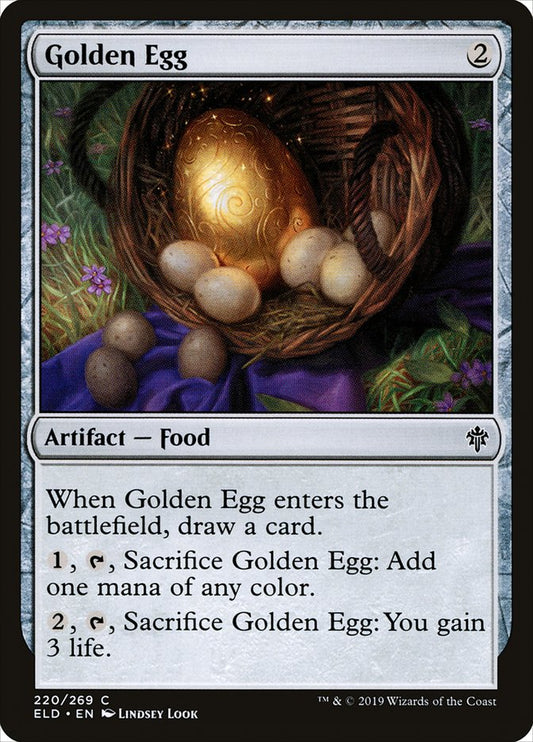 Golden Egg [Throne of Eldraine] [Foil]