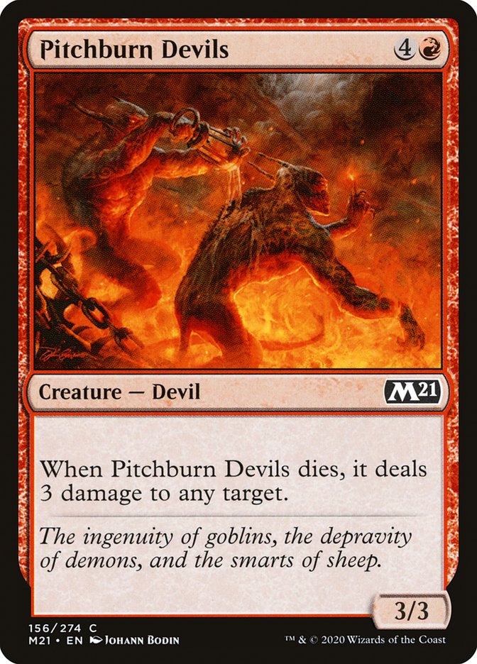 Pitchburn Devils [Core Set 2021] [Foil]