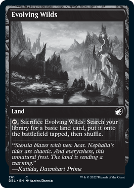 Evolving Wilds (261) [Innistrad: Double Feature] [Foil]