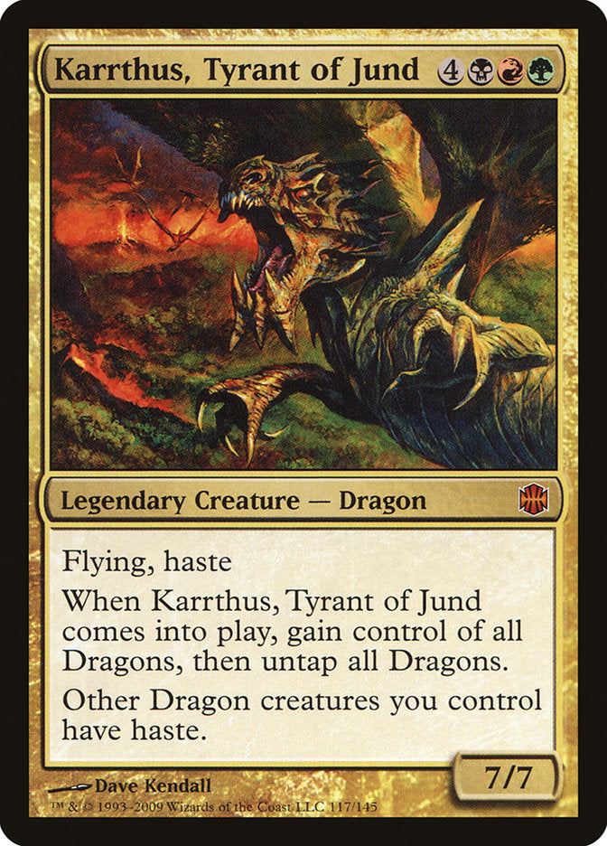 Karrthus, Tyrant of Jund [Alara Reborn] [Foil]