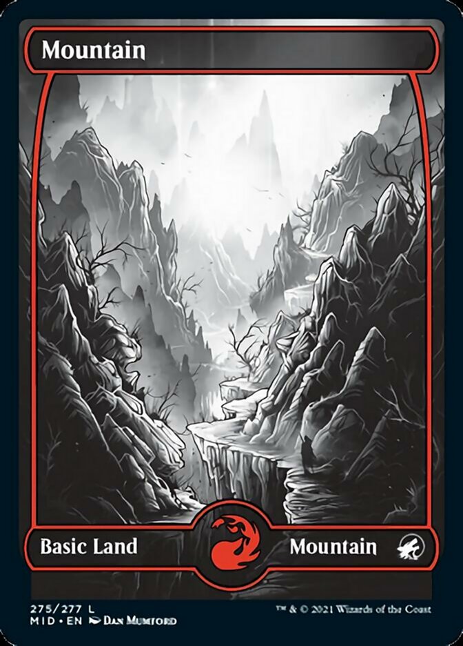 Mountain (275) [Innistrad: Midnight Hunt] [Foil]