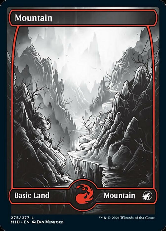 Mountain (275) [Innistrad: Midnight Hunt] [Foil]