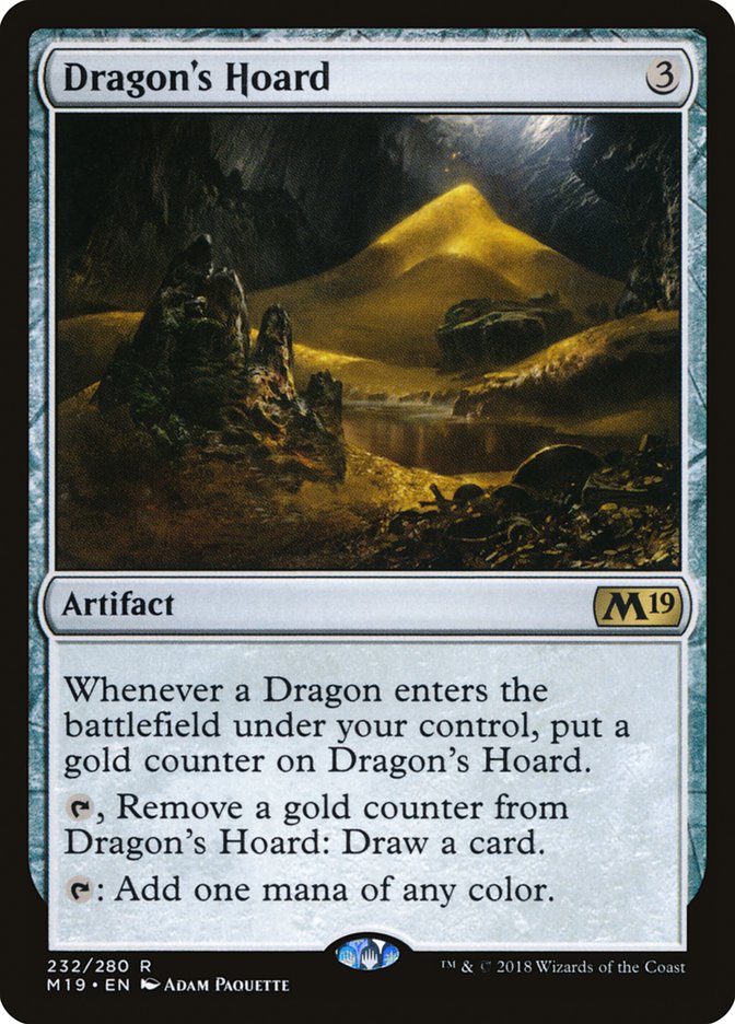 Dragon's Hoard [Core Set 2019] [Foil]