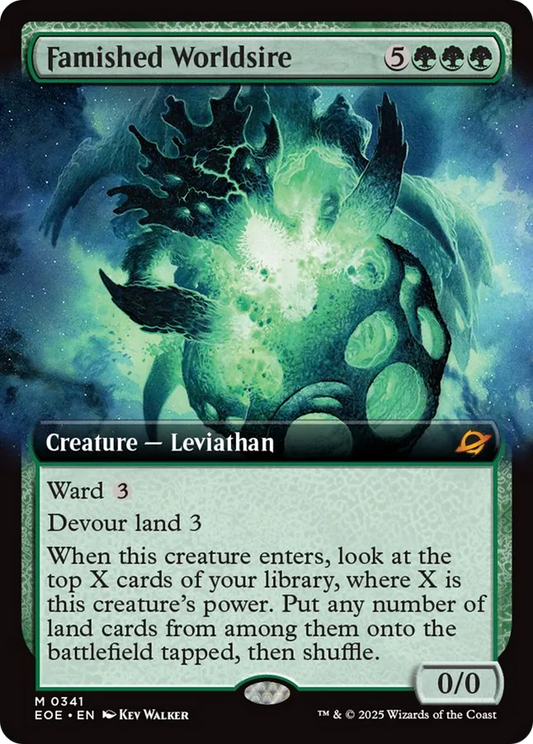 Famished Worldsire (Extended Art) [Edge of Eternities] [Foil]