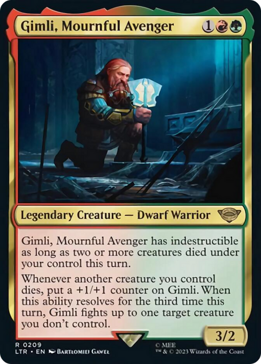 Gimli, Mournful Avenger [The Lord of the Rings: Tales of Middle-Earth] [Foil]
