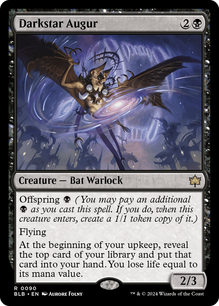 Darkstar Augur [Bloomburrow] [Foil]