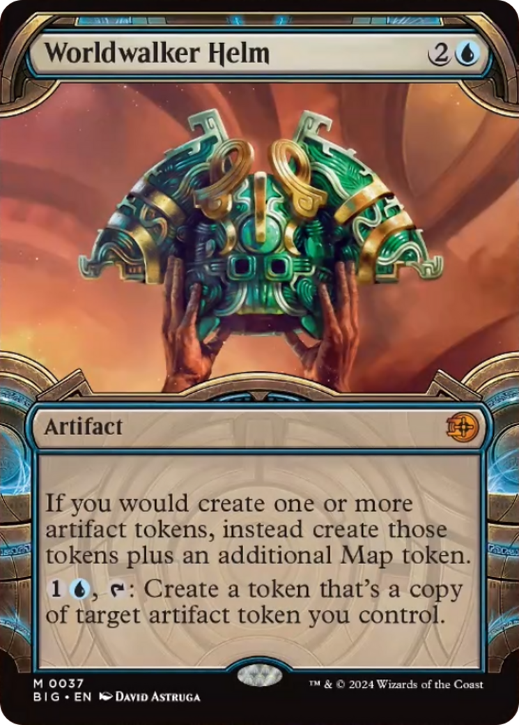 Worldwalker Helm (Showcase) [Outlaws of Thunder Junction: The Big Score] [Foil]
