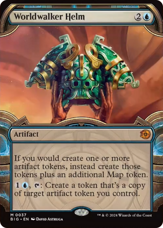 Worldwalker Helm (Showcase) [Outlaws of Thunder Junction: The Big Score] [Foil]