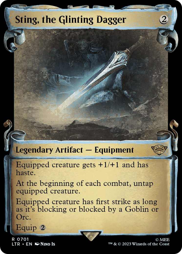 Sting, the Glinting Dagger [The Lord of the Rings: Tales of Middle-Earth Showcase Scrolls] [Foil]