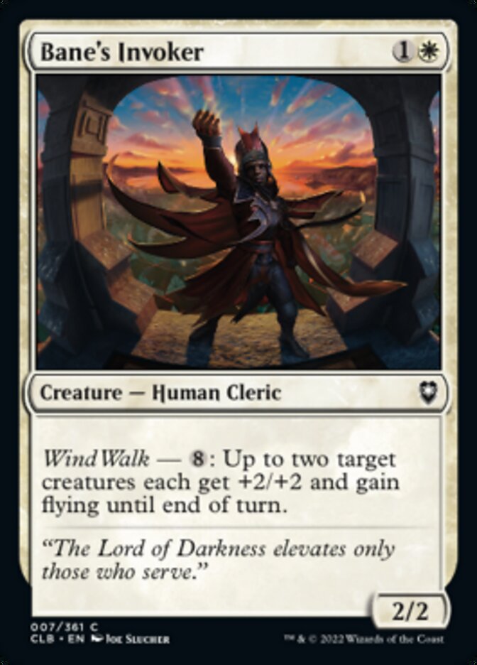 Bane's Invoker [Commander Legends: Battle for Baldur's Gate] [Foil]