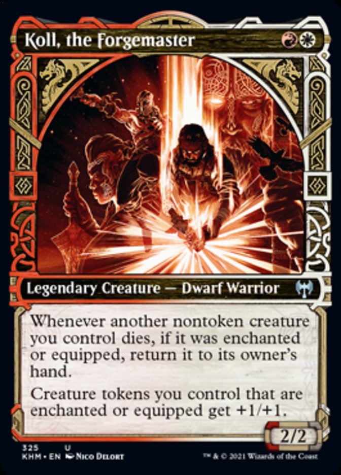 Koll, the Forgemaster (Showcase) [Kaldheim] [Foil]