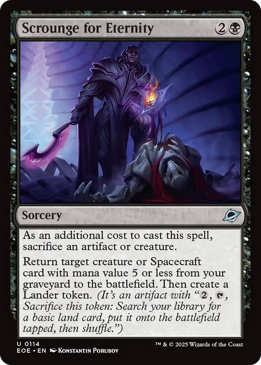 Scrounge for Eternity [Edge of Eternities] [Foil]