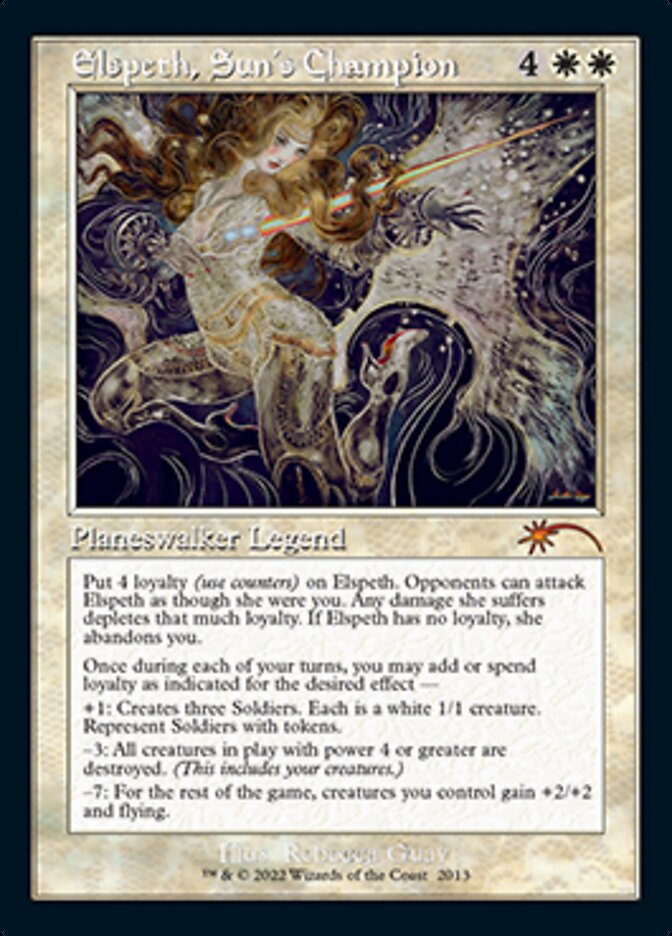 Elspeth, Sun's Champion (Retro) (2013) [Secret Lair Countdown Kit] [Foil]