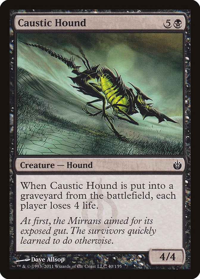 Caustic Hound [Mirrodin Besieged] [Foil]