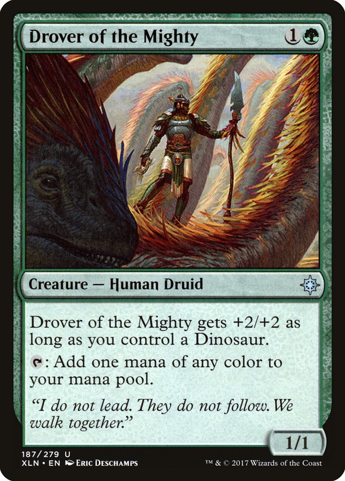 Drover of the Mighty [Ixalan] [Foil]