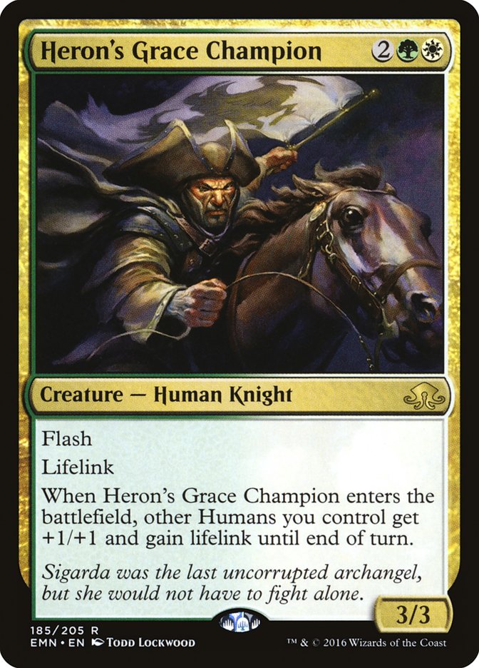 Heron's Grace Champion [Eldritch Moon] [Foil]