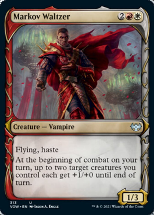 Markov Waltzer (Showcase Fang Frame) [Innistrad: Crimson Vow] [Foil]