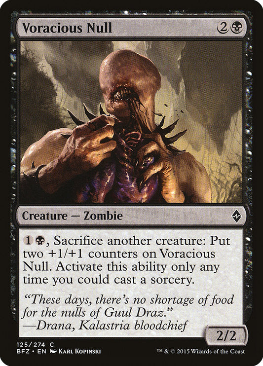 Voracious Null [Battle for Zendikar] [Foil]