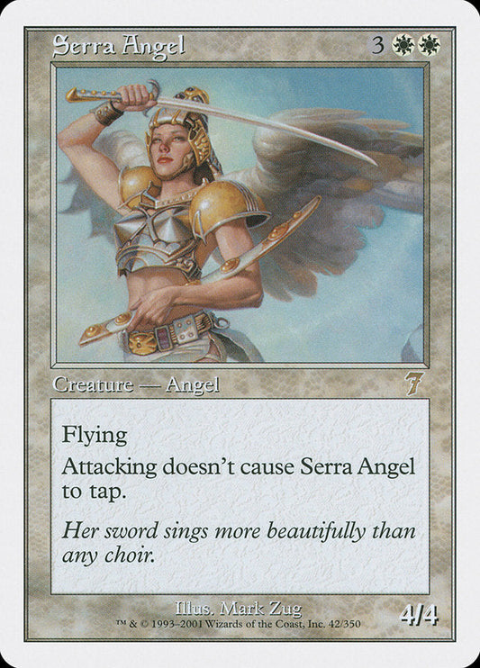 Serra Angel [Seventh Edition] [Foil]