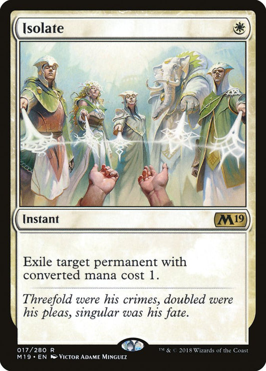 Isolate [Core Set 2019] [Foil]