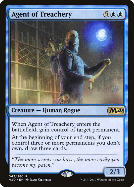 Agent of Treachery (Promo Pack) [Core Set 2020 Promos] [Foil]
