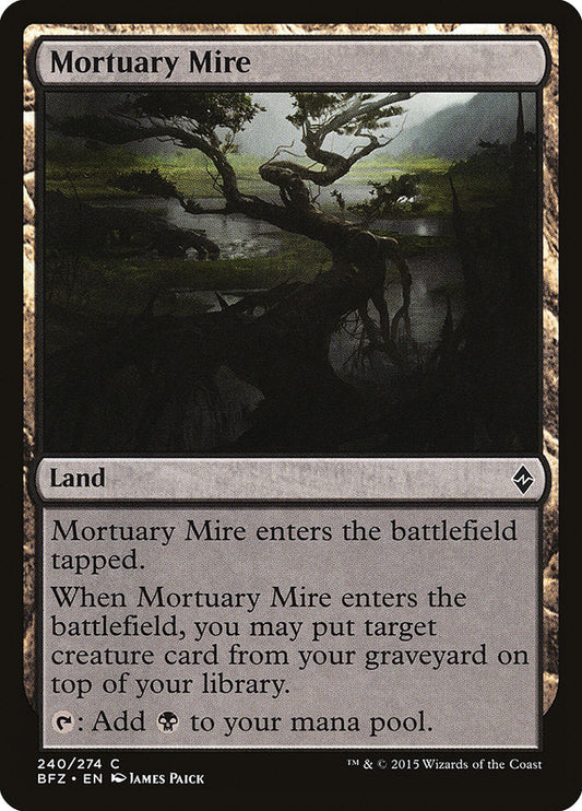 Mortuary Mire [Battle for Zendikar] [Foil]
