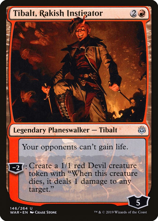 Tibalt, Rakish Instigator [War of the Spark] [Foil]