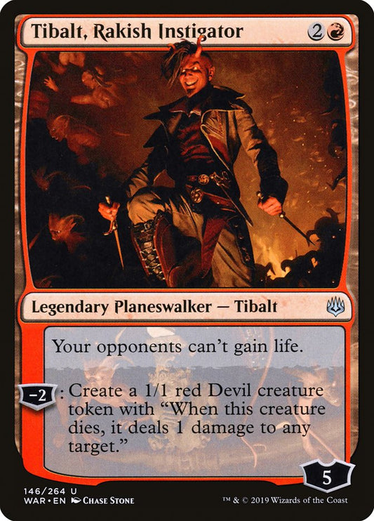 Tibalt, Rakish Instigator [War of the Spark] [Foil]