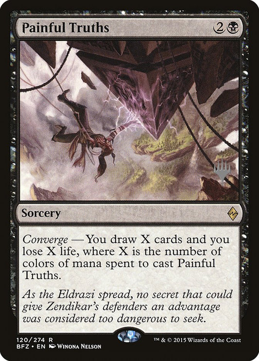 Painful Truths (Promo Pack) [Battle for Zendikar Promos] [Foil]
