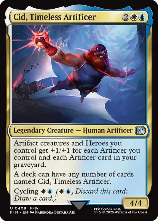 Cid, Timeless Artificer (0409) [FINAL FANTASY] [Foil]