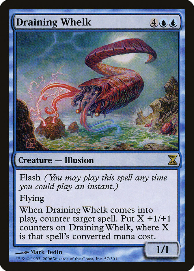 Draining Whelk [Time Spiral] [Foil]