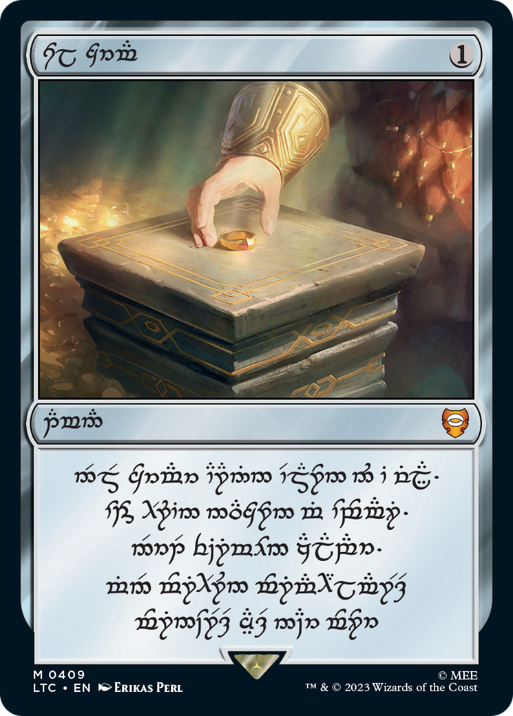 Sol Ring (409) (Dwarven Serialized) [The Lord of the Rings: Tales of Middle-Earth Commander] [Foil]