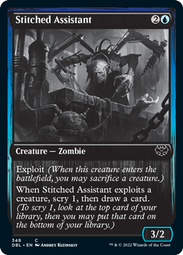 Stitched Assistant [Innistrad: Double Feature] [Foil]
