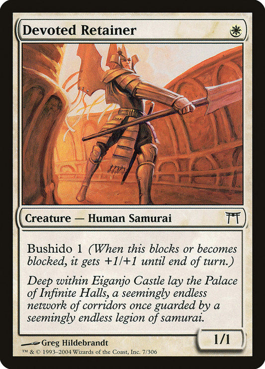 Devoted Retainer [Champions of Kamigawa] [Foil]
