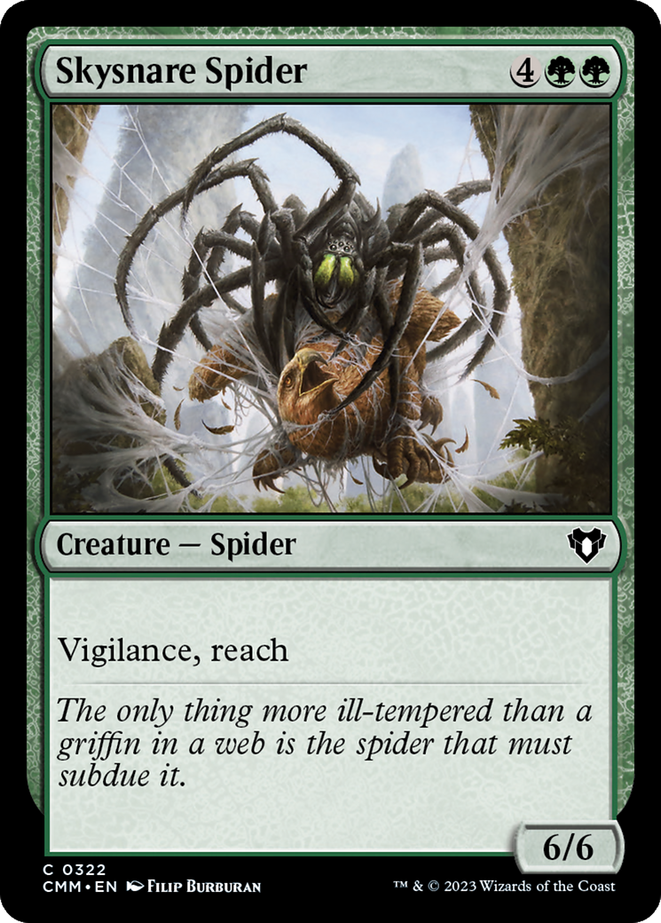 Skysnare Spider [Commander Masters] [Foil]