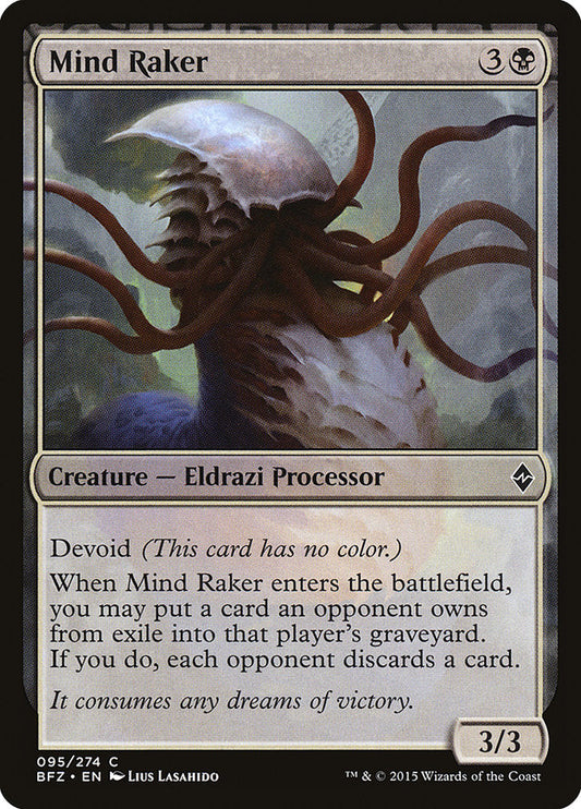 Mind Raker [Battle for Zendikar] [Foil]