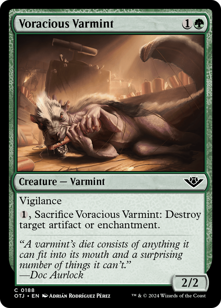 Voracious Varmint [Outlaws of Thunder Junction] [Foil]