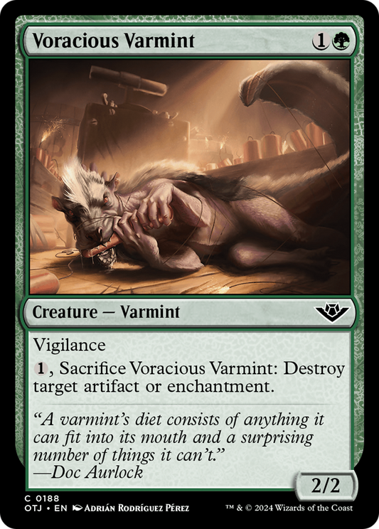 Voracious Varmint [Outlaws of Thunder Junction] [Foil]