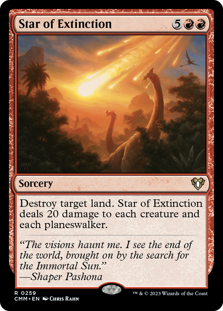 Star of Extinction [Commander Masters] [Foil]