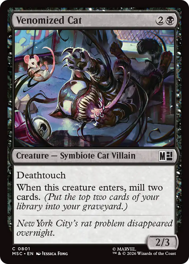 Venomized Cat [Marvel Super Heroes Commander]