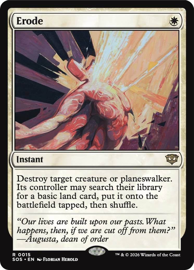 Erode [Secrets of Strixhaven] [Foil]