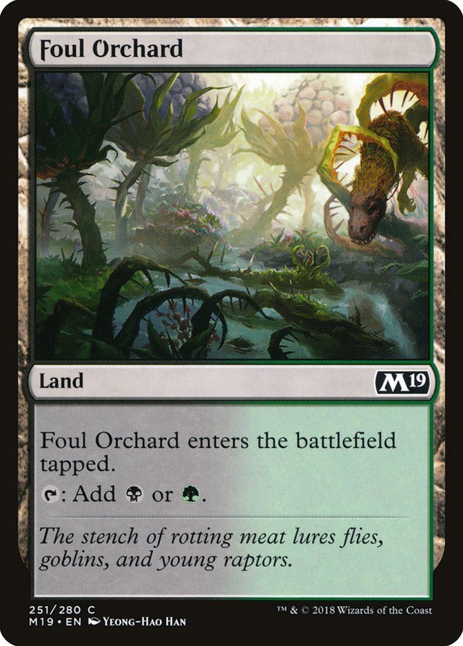 Foul Orchard [Core Set 2019] [Foil]