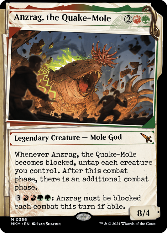 Anzrag, the Quake-Mole (Showcase) [Murders at Karlov Manor] [Foil]