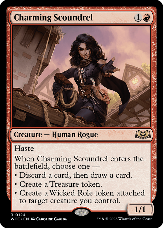 Charming Scoundrel [Wilds of Eldraine] [Foil]