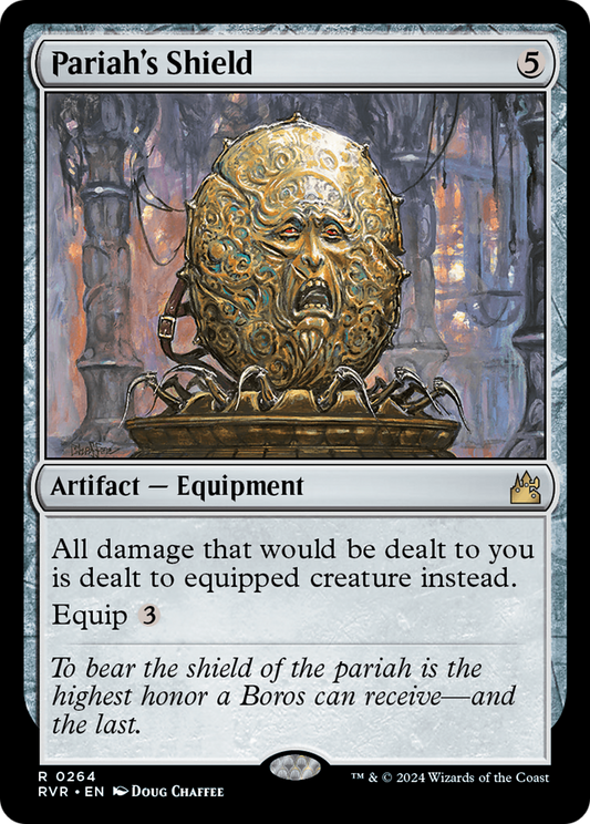 Pariah's Shield [Ravnica Remastered] [Foil]