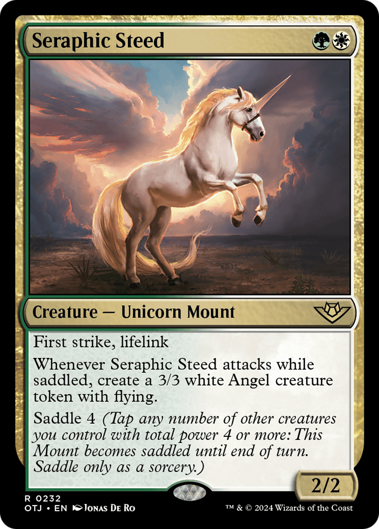 Seraphic Steed [Outlaws of Thunder Junction] [Foil]